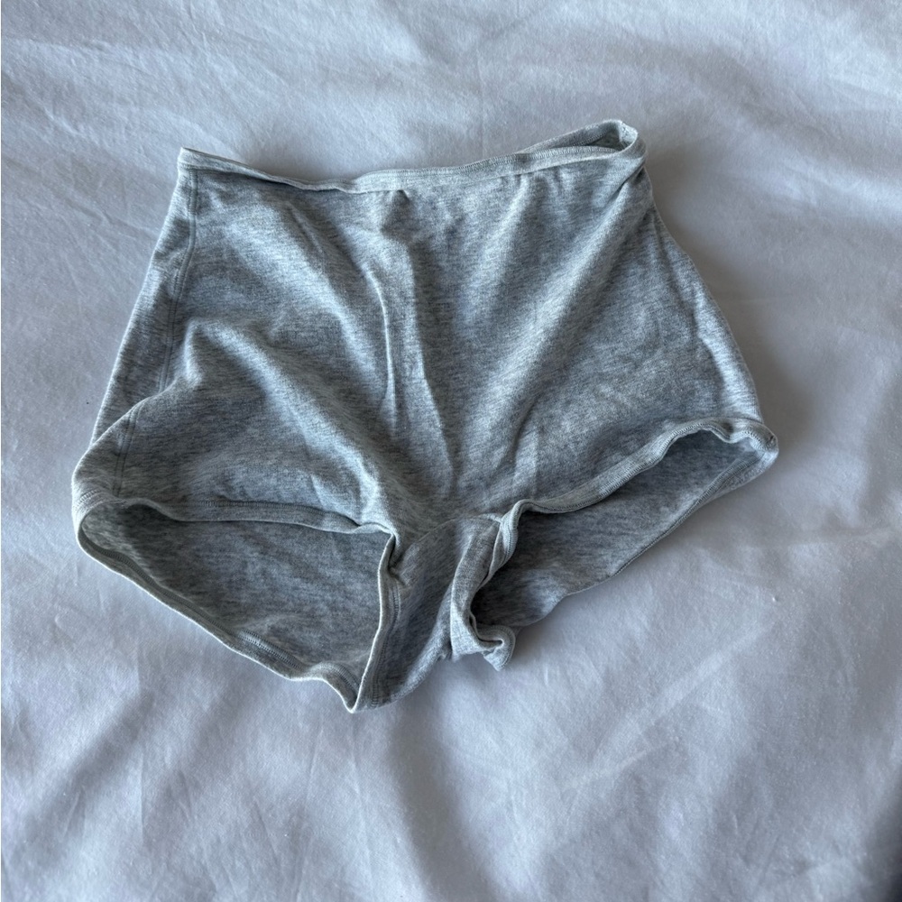 Skims grey cotton boy short